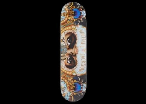 Supreme Michael Jackson Dangerous Skateboard Deck Multicolor