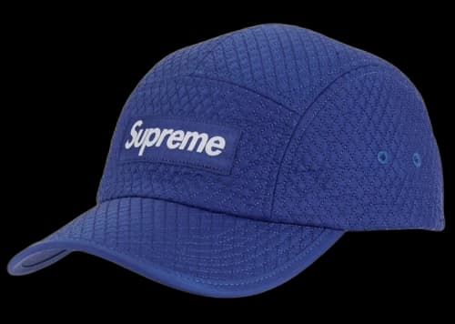 Supreme Micro Quilted Camp Cap Royal