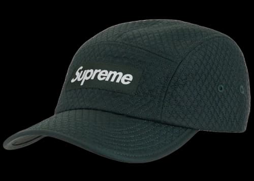 Supreme Micro Quilted Camp Cap Pine