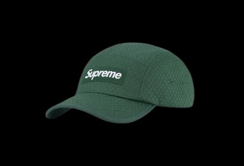 Supreme Micro Quilted Camp Cap Pine (FW23)