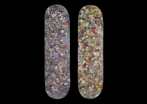 Supreme Mike Kelley Skateboard Deck Set Multicolor
