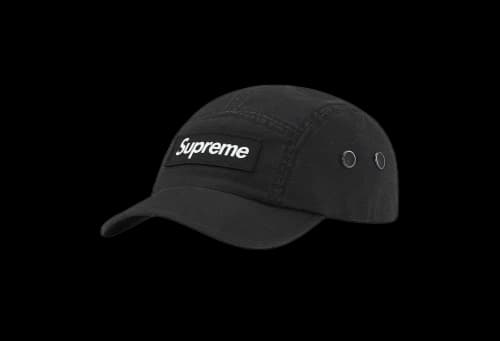Supreme Military Camp Cap Black (SS23)