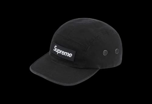 Supreme Military Camp Cap Black (SS24)