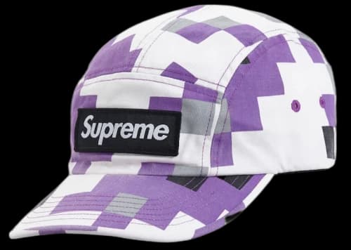 Supreme Military Camp Cap (FW20) Purple Digi Camo