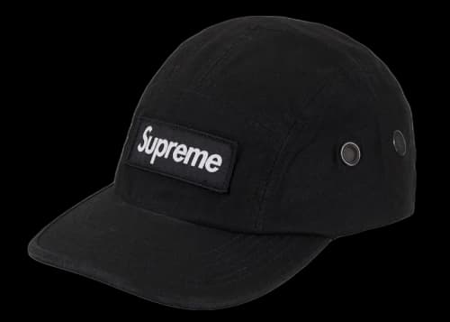 Supreme Military Camp Cap (FW23) Black