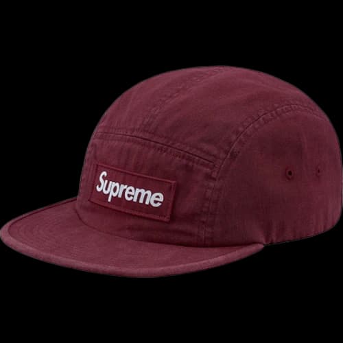 Supreme Military Camp Cap (SS18) Burgundy
