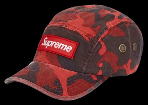 Supreme Military Camp Cap (SS23) Red Camo