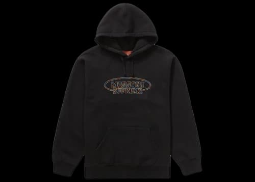 Supreme Missoni Hooded Sweatshirt Black