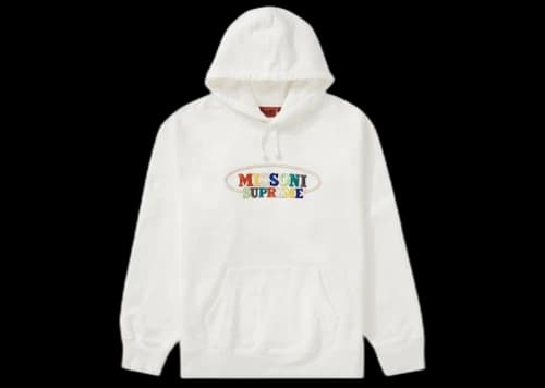Supreme Missoni Hooded Sweatshirt White