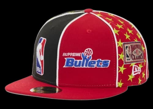 Supreme Mitchell & Ness Teams New Era 59Fifty Fitted Hat Red