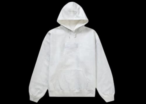 Supreme MM6 Maison Margiela Foil Box Logo Hooded Sweatshirt White
