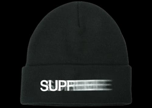 Supreme Motion Logo Beanie Black