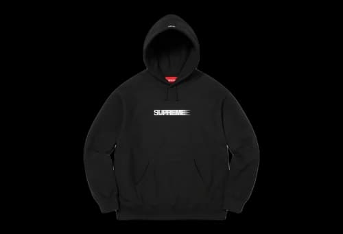 Supreme Motion Logo Hooded Sweatshirt Black (SS23)