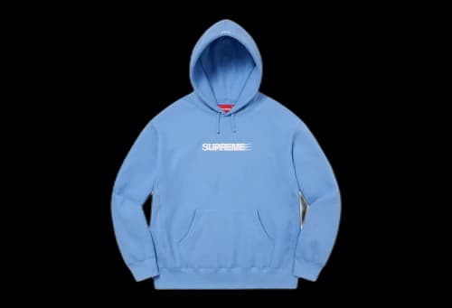 Supreme Motion Logo Hooded Sweatshirt Light Blue (SS23)
