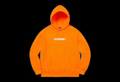 Supreme Motion Logo Hooded Sweatshirt Orange (SS23)