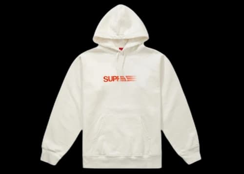 Supreme Motion Logo Hooded Sweatshirt (SS20) White