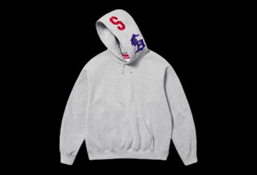 Supreme Multi S Logo Hooded Sweatshirt 'Heather Grey' (SS25)