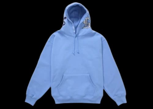 Supreme Multi S Logo Hooded Sweatshirt Light Blue