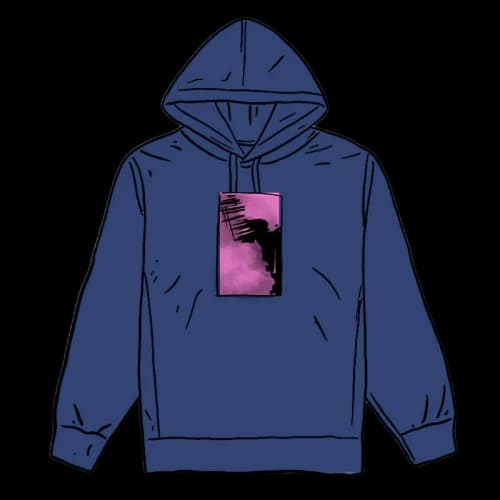 Supreme My Bloody Valentine Hooded Sweatshirt Washed Navy
