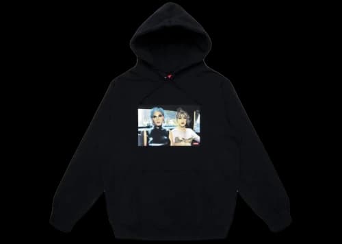 Supreme Nan Goldin Misty and Jimmy Paulette Hooded Sweatshirt Black