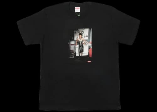 Supreme Nan Goldin Nan as a dominatrix Tee Black