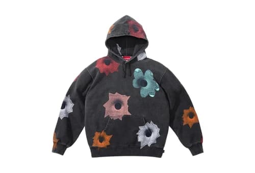 Supreme Nate Lowman Hooded Sweatshirt Black (SS22)