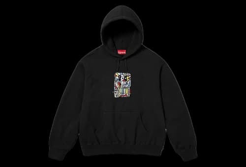 Supreme Neil Blender Mosaic Hooded Sweatshirt Black (FW23)
