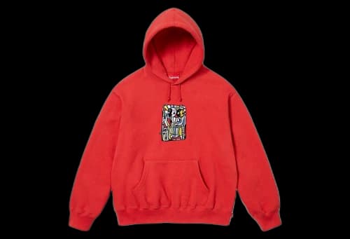 Supreme Neil Blender Mosaic Hooded Sweatshirt Burnt Red (FW23)