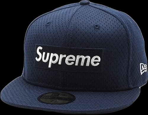 Supreme New Era Mesh Box Logo Cap Navy