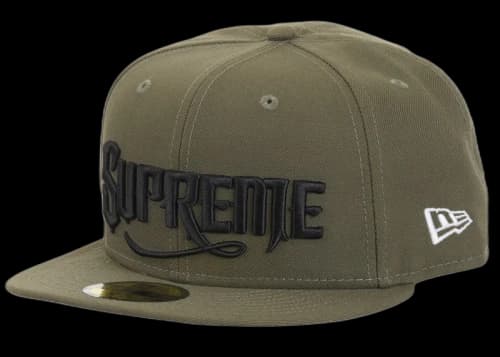 Supreme New Era Mister Cartoon 59Fifty Fitted Cap Olive
