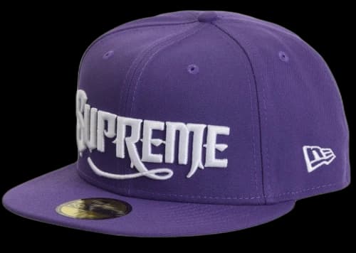 Supreme New Era Mister Cartoon 59Fifty Fitted Cap Purple
