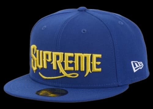 Supreme New Era Mister Cartoon 59Fifty Fitted Cap Light Royal