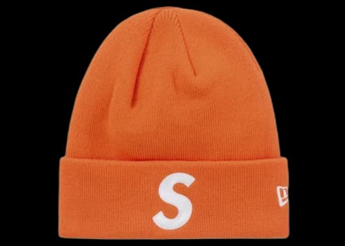 Supreme New Era S Logo Beanie (FW24) Orange