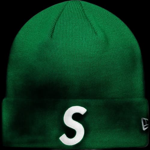 Supreme New Era S Logo Beanie Green