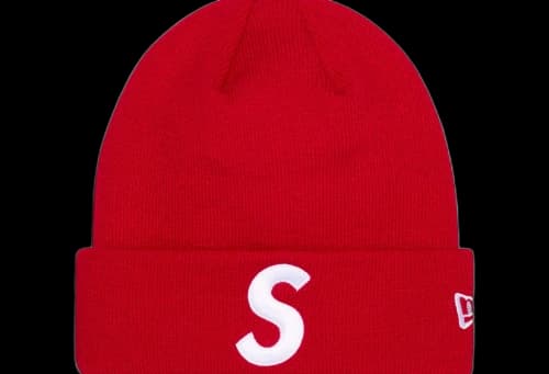 Supreme New Era S Logo Beanie Red (FW23)