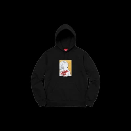 Supreme Nose Bleed Hooded Sweatshirt Black (FW19)