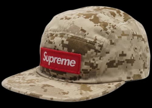 Supreme NYCO Twill Camp Cap Tan Digi Camo