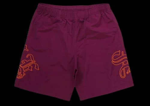 Supreme Old English Nylon Short Plum