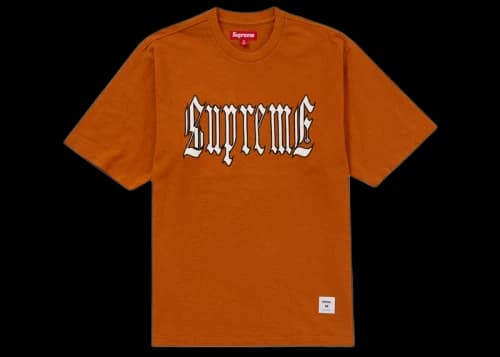 Supreme Old English S/S Top (SS24) Rust