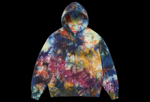 Supreme Overdyed Small Box Zip Up Hooded Sweatshirt Multi (SS24)