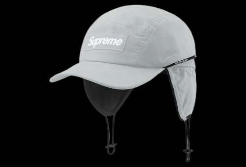 Supreme Packable Earflap Camp Cap Grey (FW22)