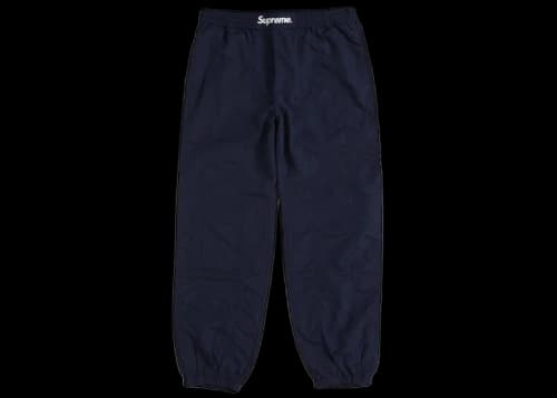 Supreme Paneled Warm Up Pant Navy