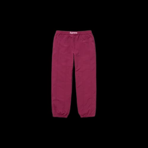 Supreme Paneled Warm Up Pant Plum (FW19)