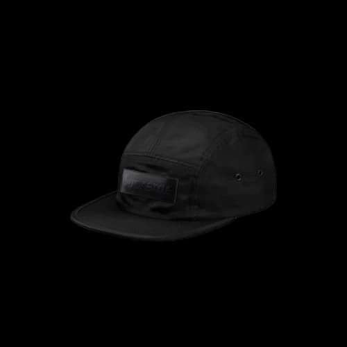 Supreme Patent Leather Patch Camp Cap Black (FW18)