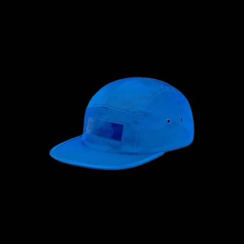 Supreme Patent Leather Patch Camp Cap Royal (FW18)