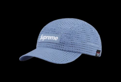Supreme Perforated Camp Cap Slate (SS22)