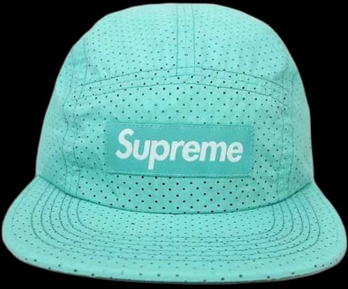 Supreme Perforated Camp Cap Teal