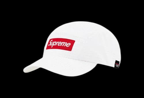 Supreme Perforated Camp Cap White (SS22)