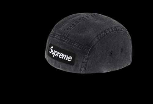 Supreme Pigment 2-Tone Camp Cap Black (SS24)