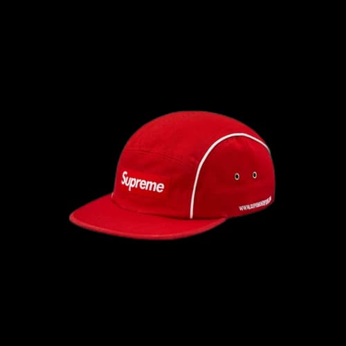 Supreme Piping Camp Cap Red (FW18)
